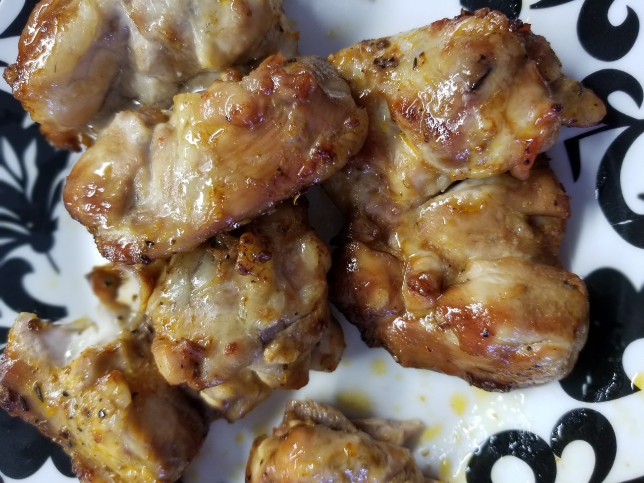 Air Fried Chicken Thighs (with basket)