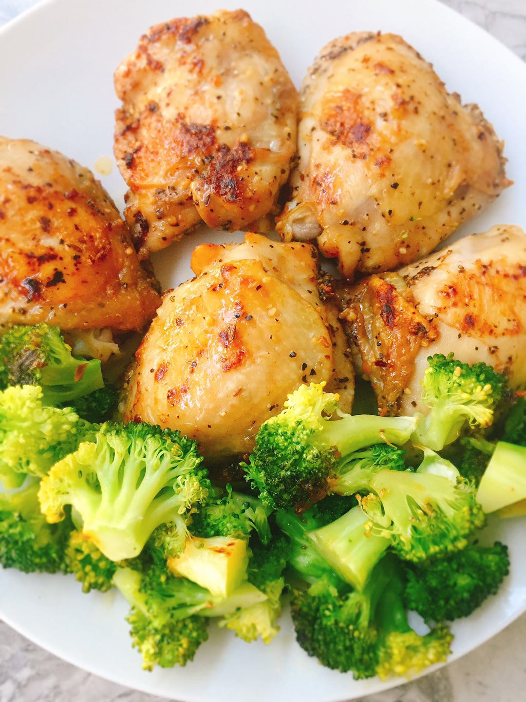 AirGO air fried chicken thighs and vegetables – AirGO recipes by EZCuisine