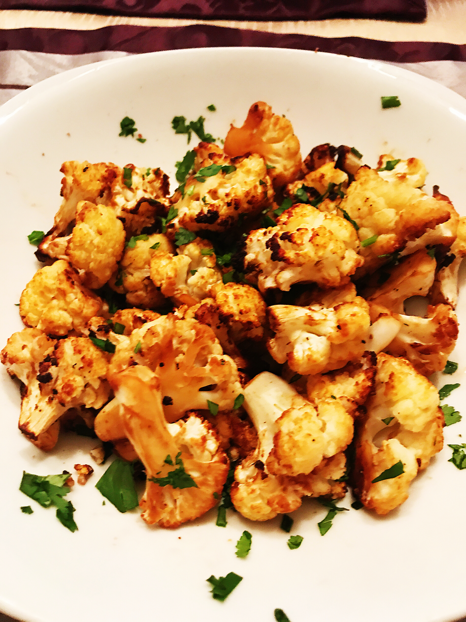 Roasted Miso Cauliflower – AirGO recipes by EZCuisine