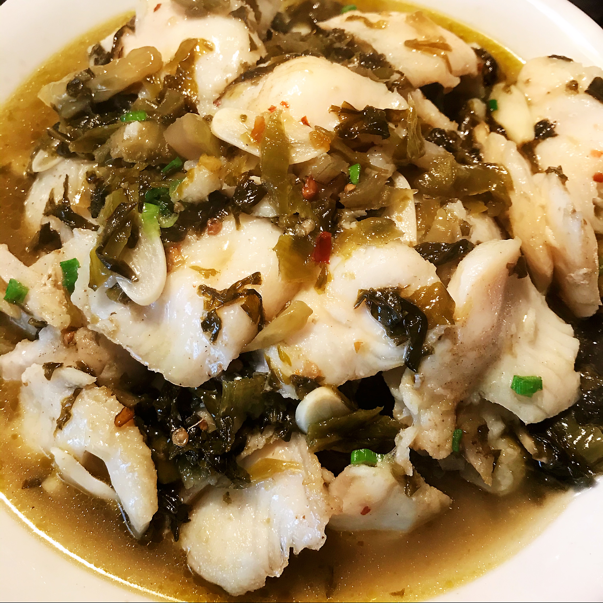 AirGO Sour pickled vegetables with fish – AirGO recipes by EZCuisine