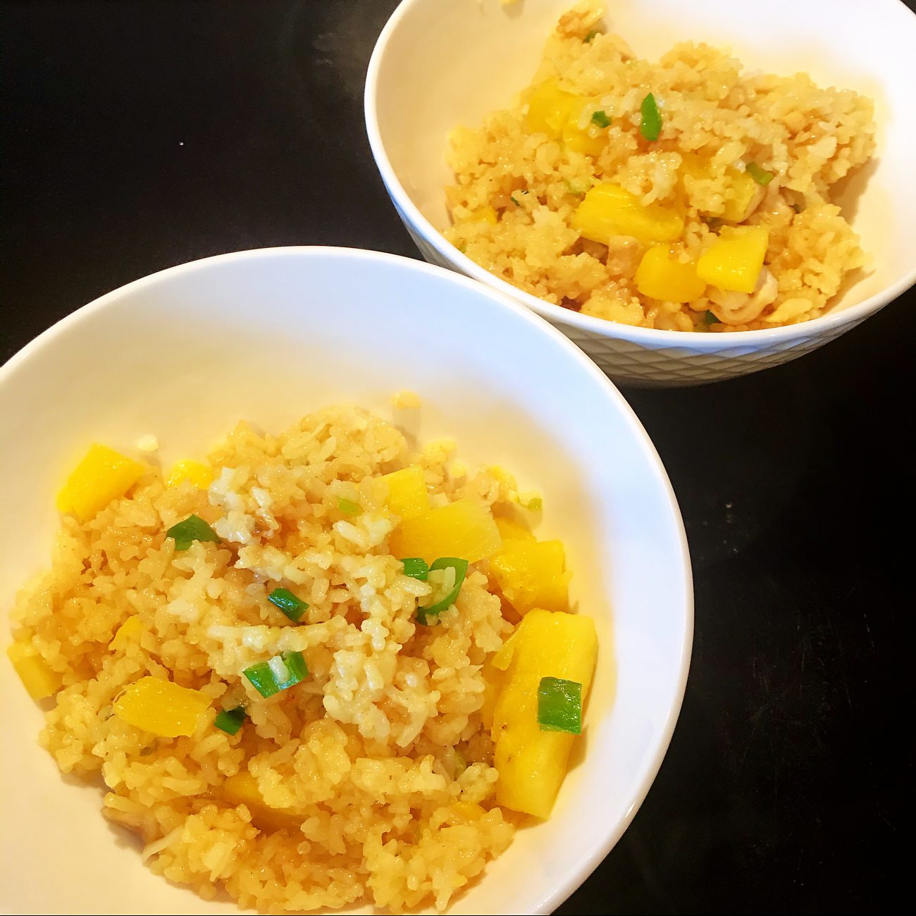 Pineapple chicken fried rice