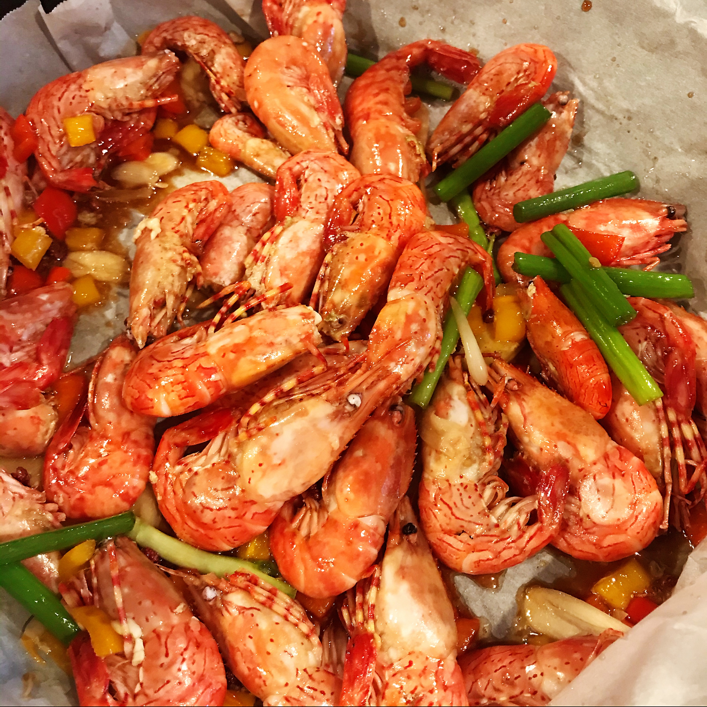 Hot-Spicy fresh shrimps – AirGO recipes by EZCuisine