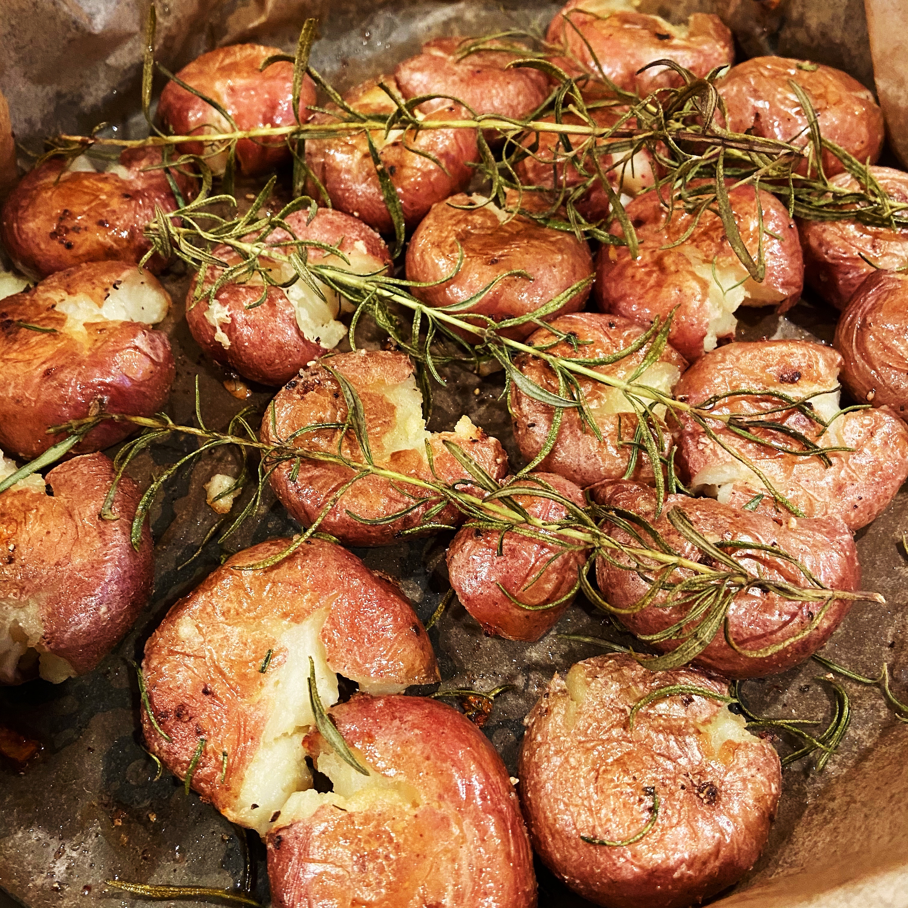 Rosemary butter baked baby potatos – AirGO recipes by EZCuisine